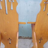 Pair of "country" side chairs