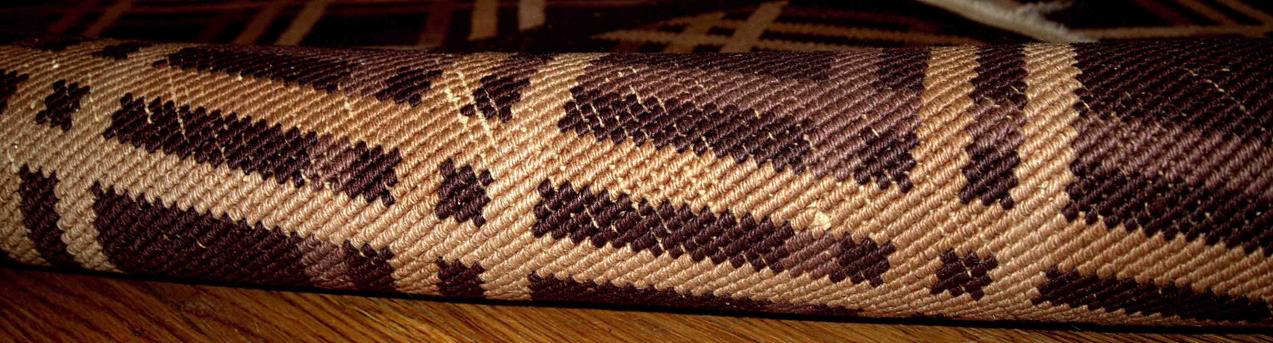 Ancient Chinese carpet Art Deco handmade 91cm x 150cm 1920