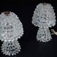 Pair of Italian Murano “Rostrato” Glass Table Lamps by Ercole Barovier, 194