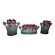 Flower slip fireplace set