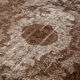 Handmade rustic anatolian 1980s 192 cm x 332 cm brown rug