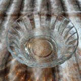 Antique cut glass salad bowl