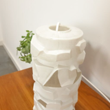 Vintage glass pendant lamp