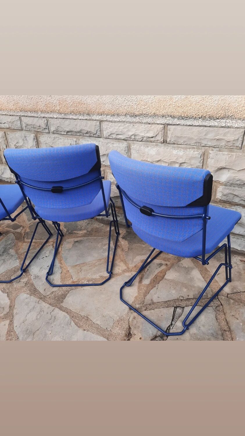 4 Albert Stoll chairs for Giroflex from the 90s