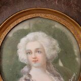 Richard Cosway (1742-1821) - Miniature - "Portrait de jeune femme"
