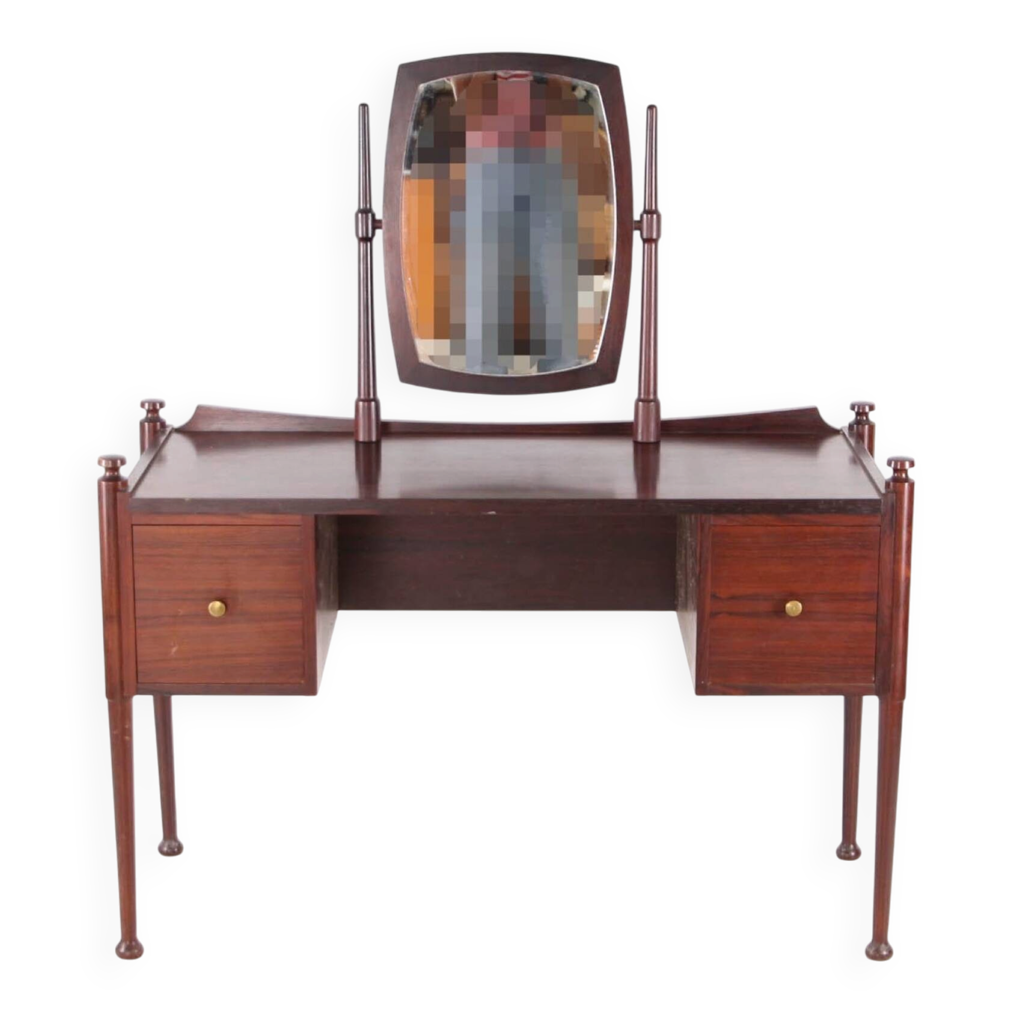 Coiffeuse en palissandre 