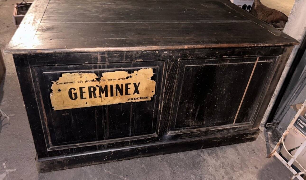 Antique workshop desk