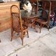 Rattan garden furniture