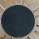 Vintage sun mirror in golden resin 60s/70s