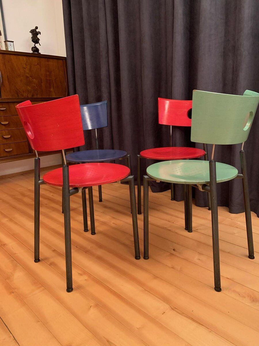 Vintage dining chairs from Kusch+Co, 1970s, set of 4