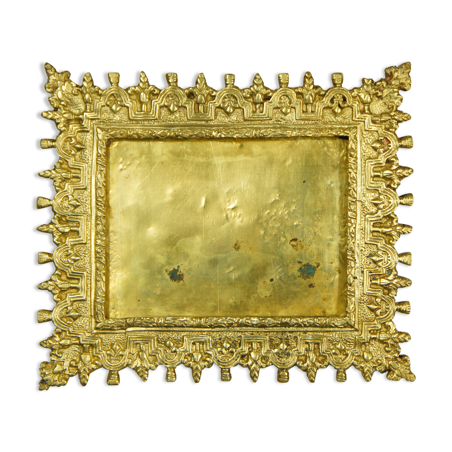 Photo frame "fleur de lys" in chiseled gilded bronze