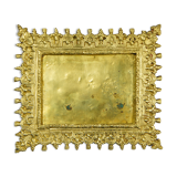 Photo frame "fleur de lys" in chiseled gilded bronze