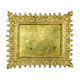 Photo frame "fleur de lys" in chiseled gilded bronze