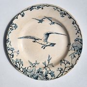 Plate Earth & Sea Seagulls & Seashells