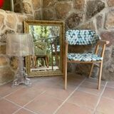 70s style wooden armchair