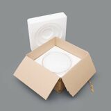 Round ceiling light Ronda 37 by Studio Tecnico Leucos for Leucos, 1970s.