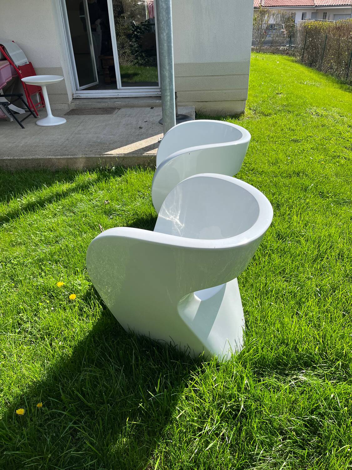 2 litlle albert armchairs by ron arad
