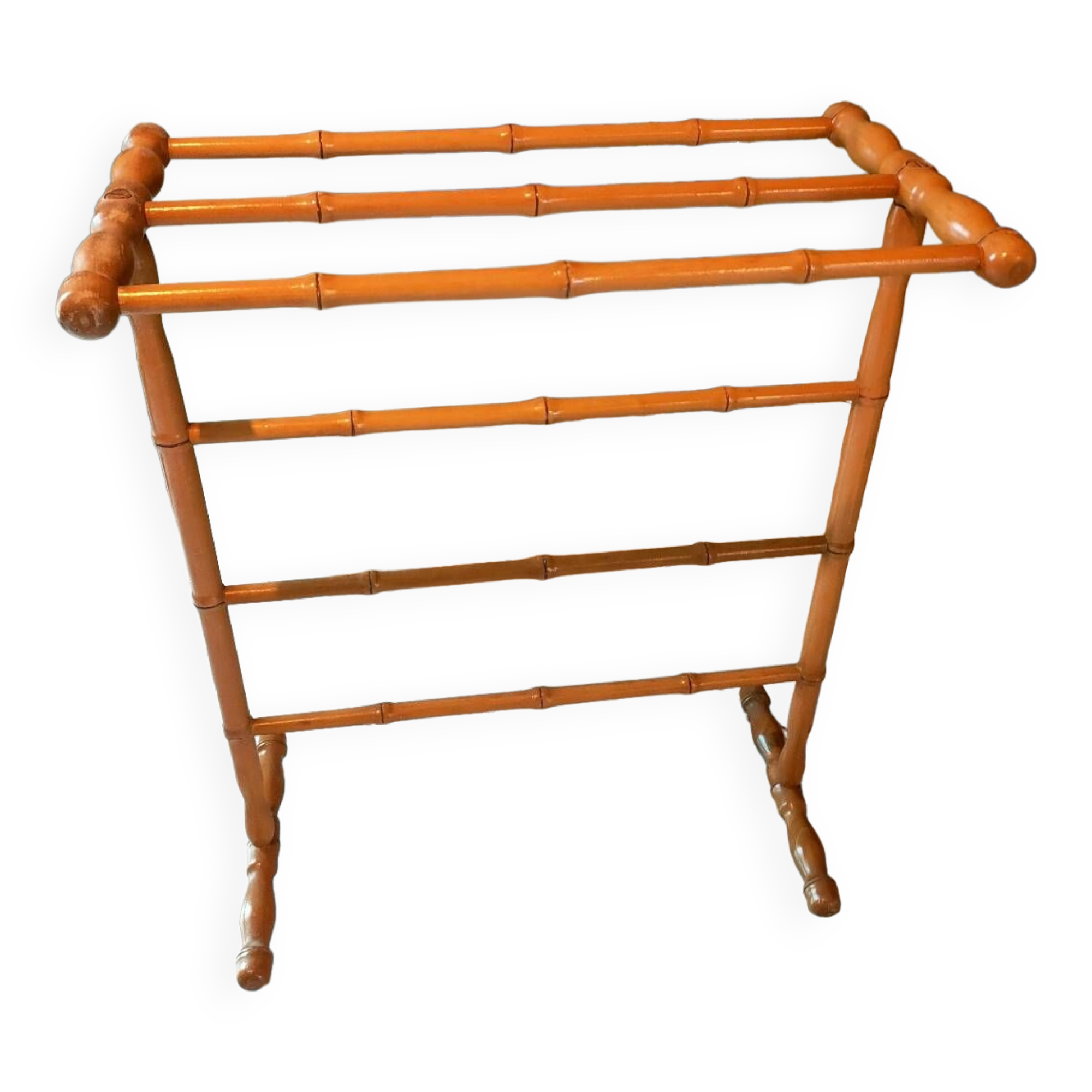 Vintage bamboo towel dryer