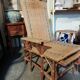 Long chair in rattan circa 1960 vintage