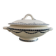 Small soup tureen or vegetable dish in iron earth Salins Vincennes model