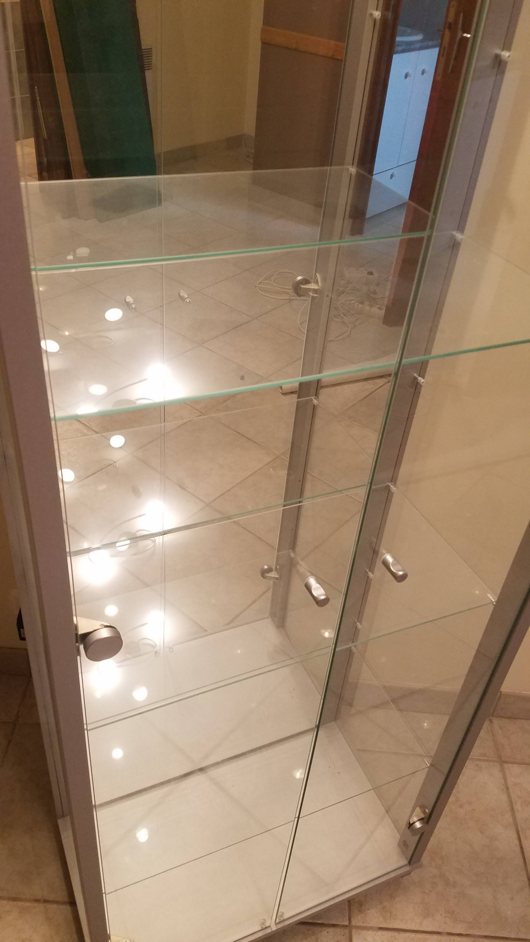 Showcase with lighting