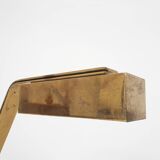 Lampadaire design en laiton lourd par Cassella, U.S.A. 1980's