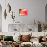 Peinture sur toile "lever du soleil "