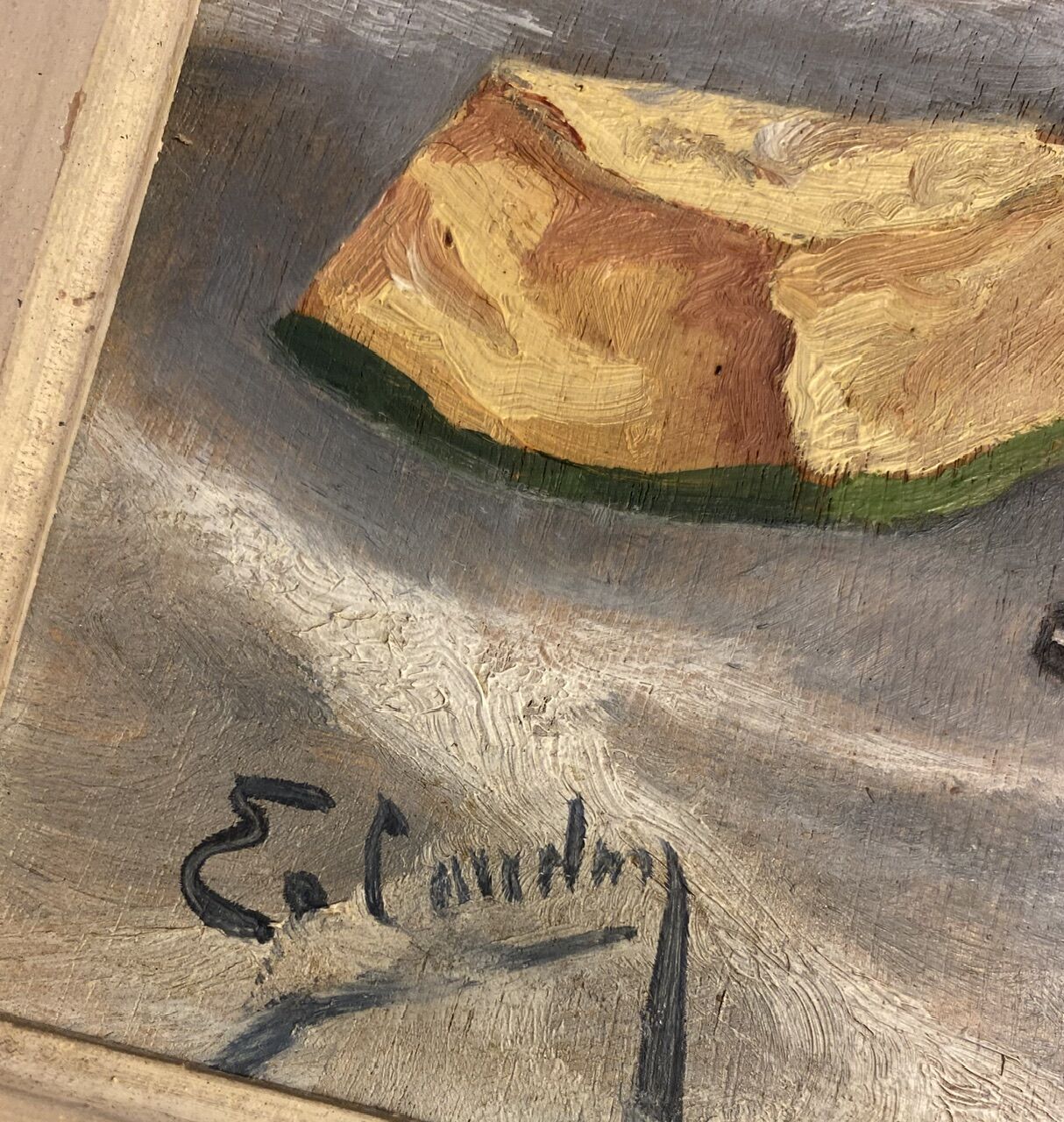 Painting Still Life with Watermelon Mid XX Century