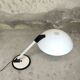 Large vintage table lamp in white metal