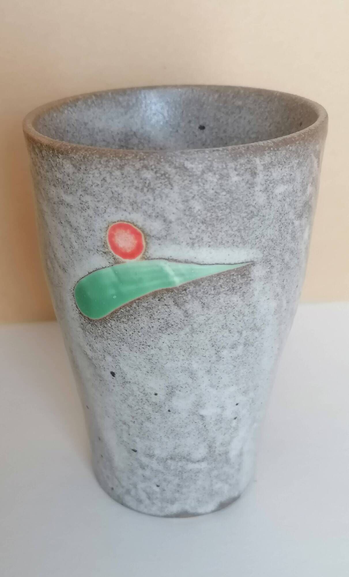 4 ceramic cups handcrafted