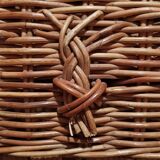 Braided wicker trunk