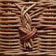 Malle en osier tressé