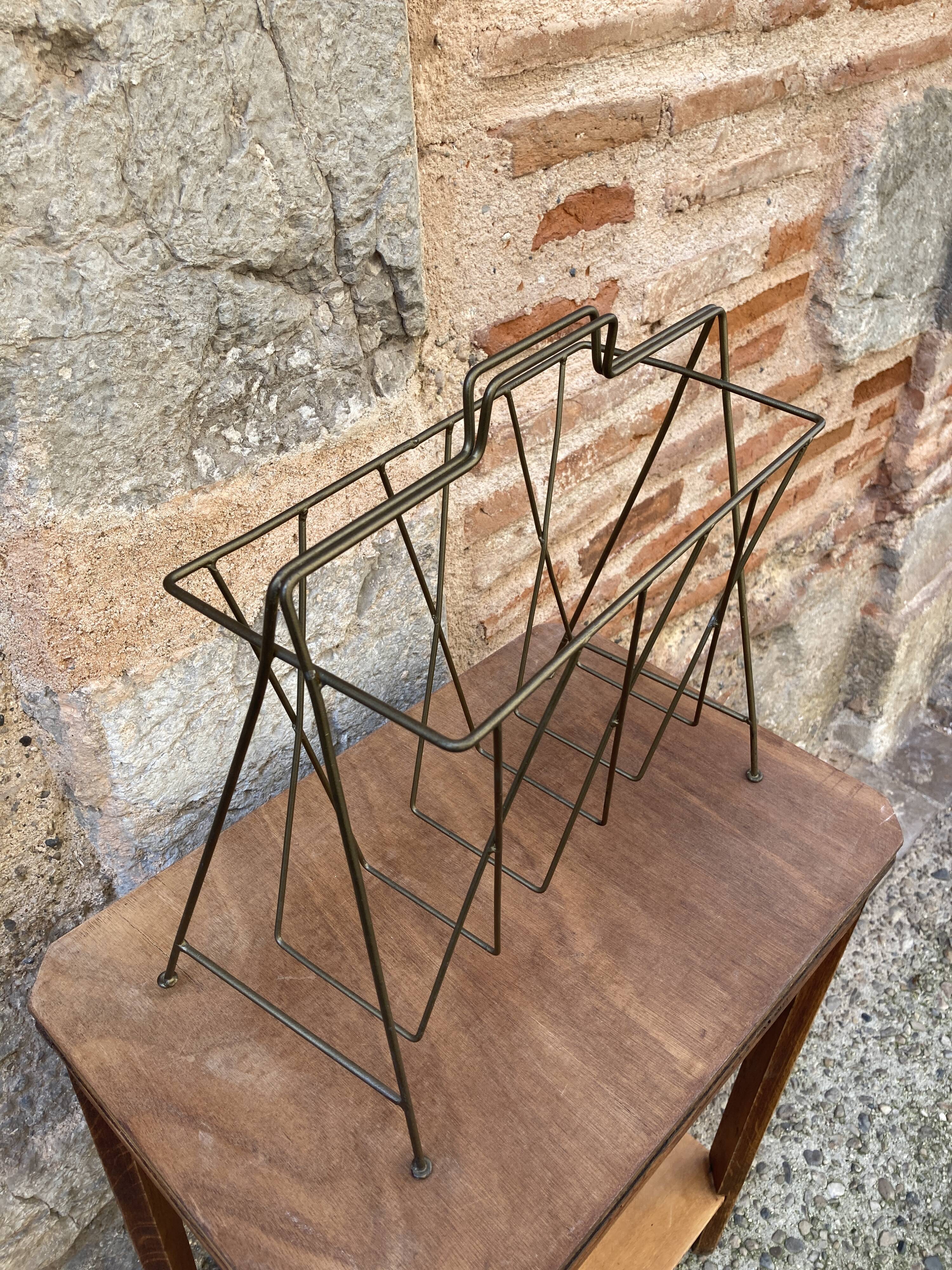 Brass magazine holder