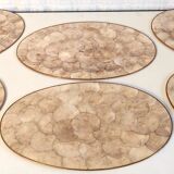6 Sets de table en nacre