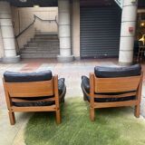 Pierre Chapo Pair of S15 armchairs - 1978