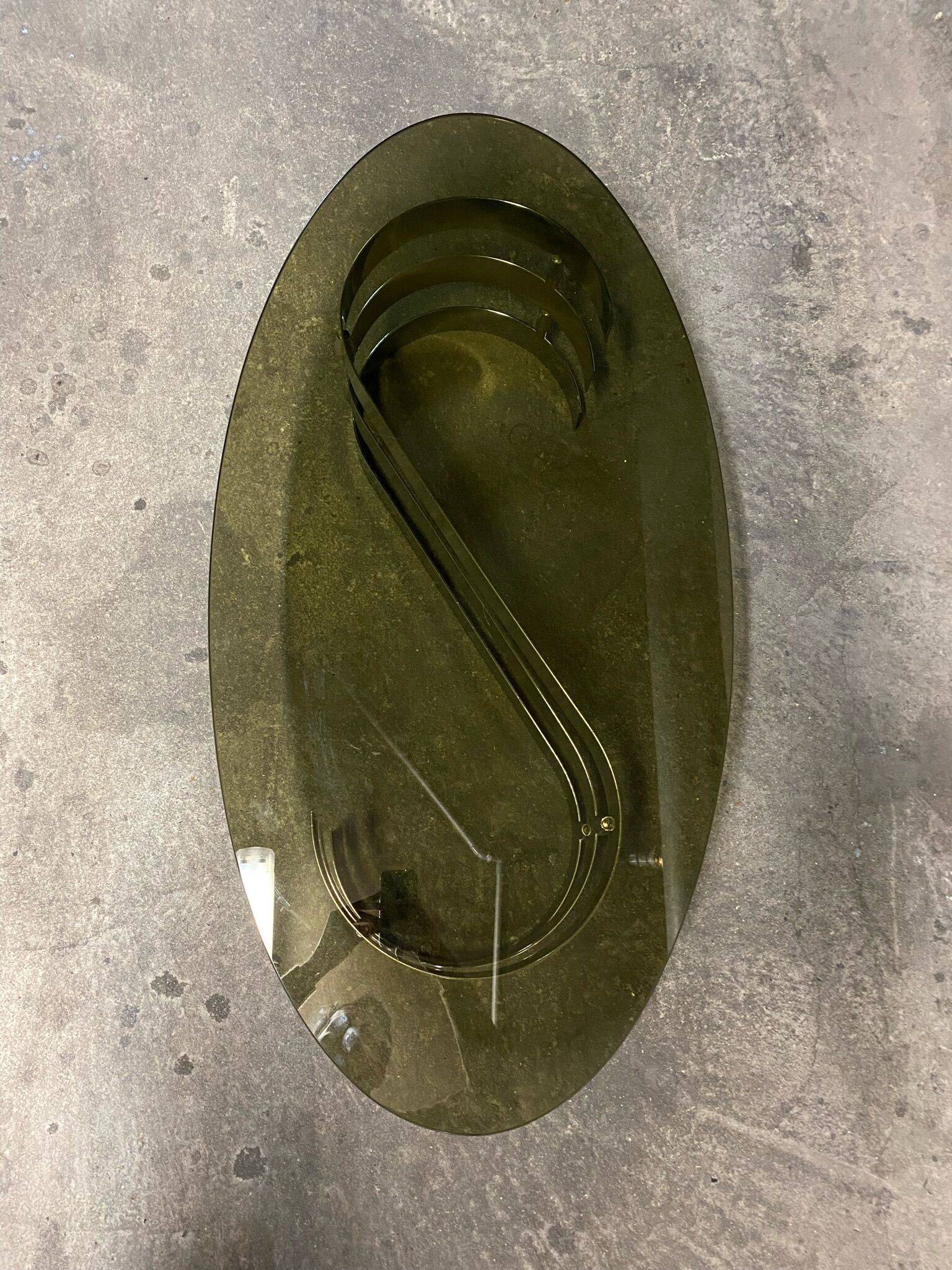 Vintage space age coffee table