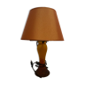 Lampe pâte de verre rétro