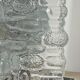 Square wall light ceiling fixture transparent glass vintage lamp