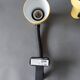 Series of 5 yellow lacquered adjustable clamp spotlights 1980 Vintage.