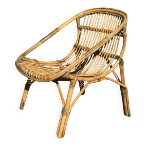 Fauteuil en rotin, France