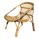 1950s Rattan Armchair from France