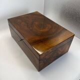 Biedermeier Box in Walnut Veneer on Maple, Austria, 1840s