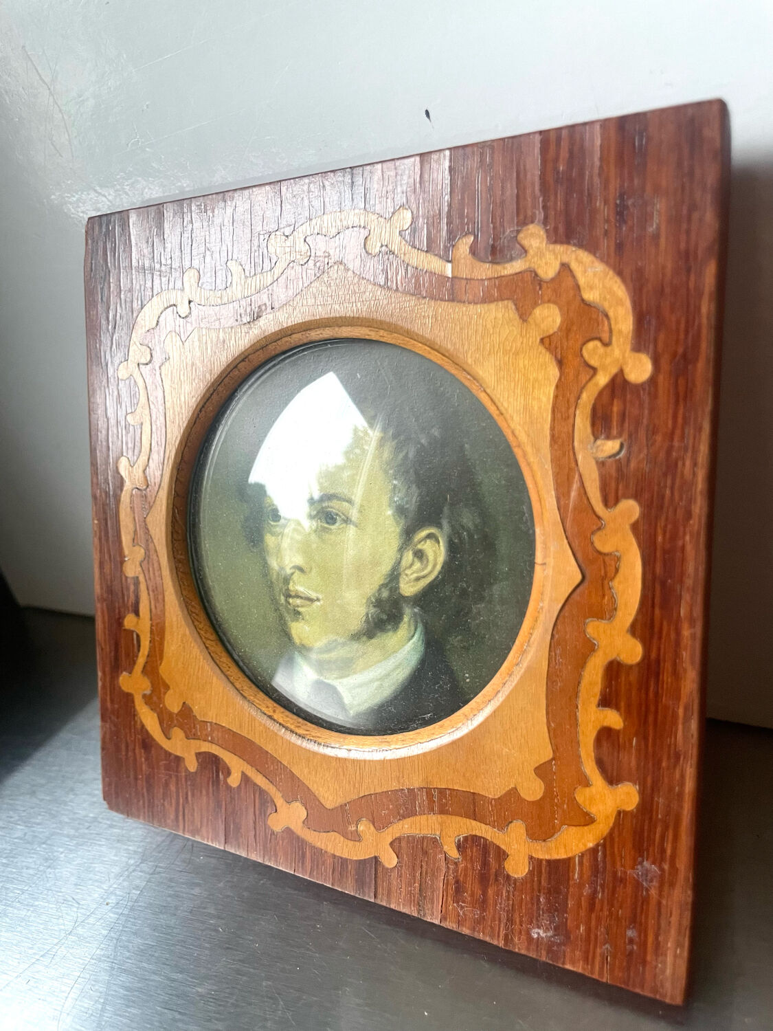 Pair of wooden picture frames