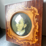 Paire de cadres en bois