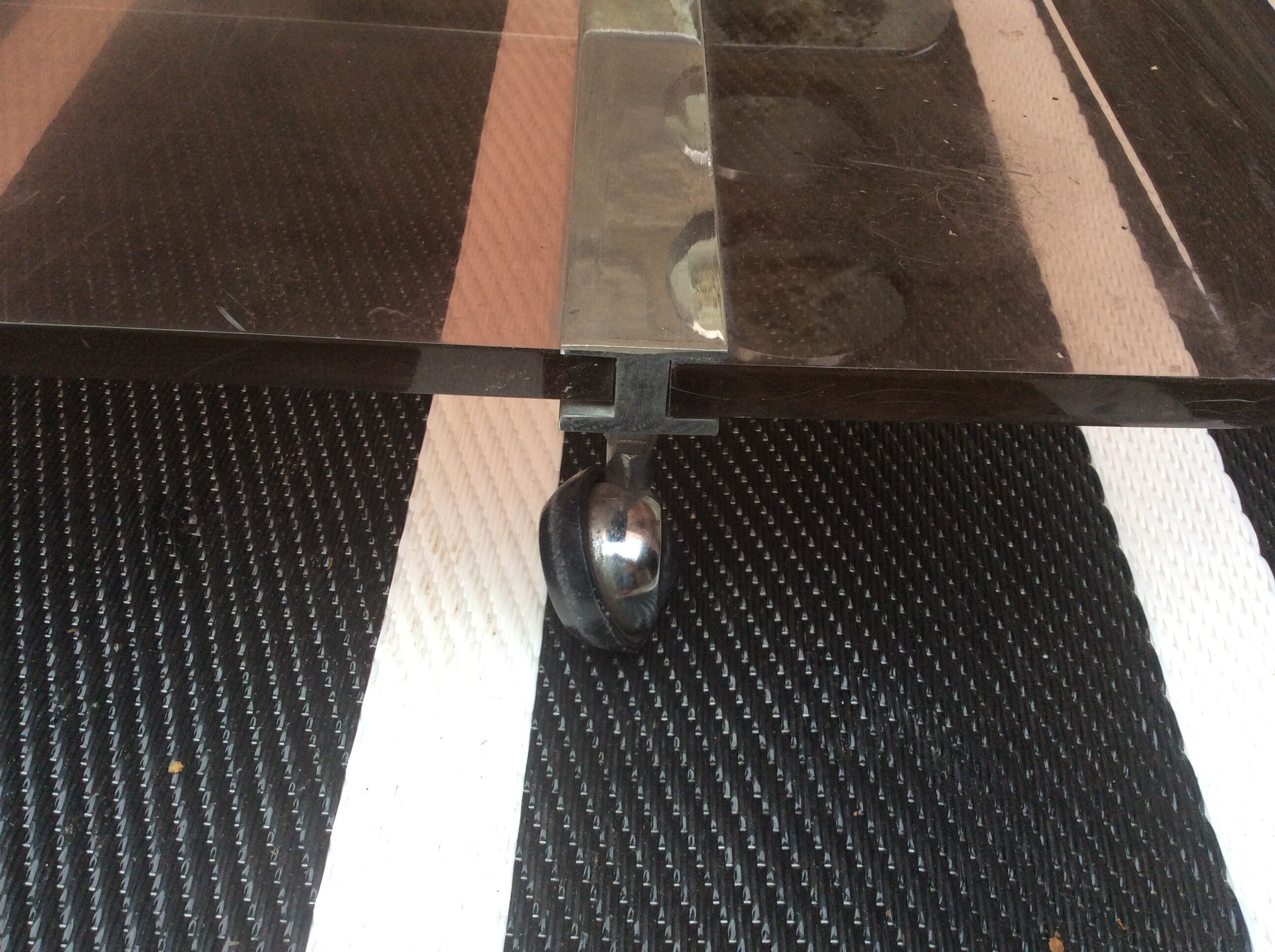 Plexiglass coffee table