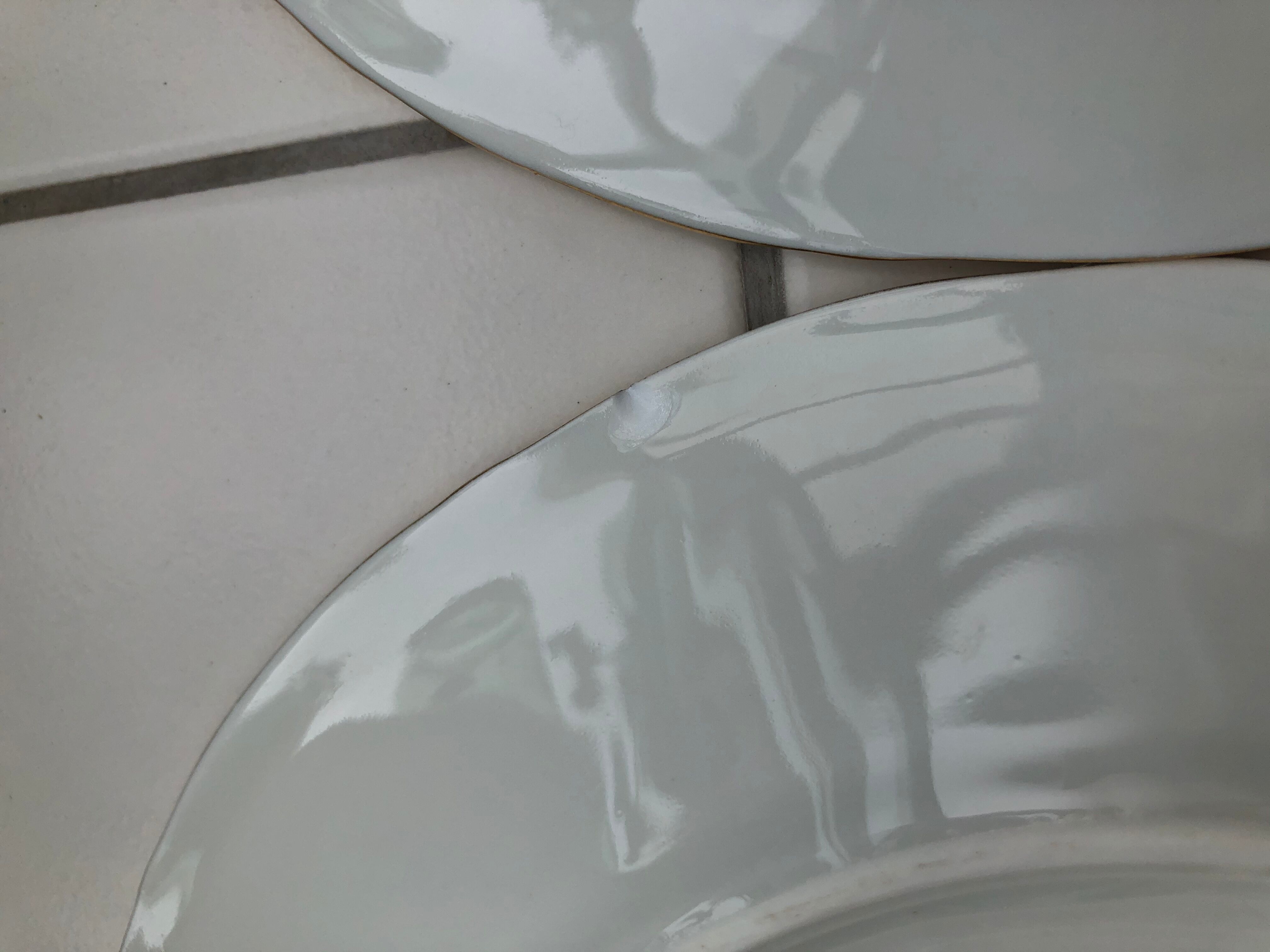 Sologne porcelain dessert plates
