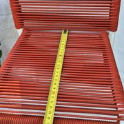 2 chaises enfant scoubidou - années 50