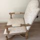 Low armchair in Louis XV style