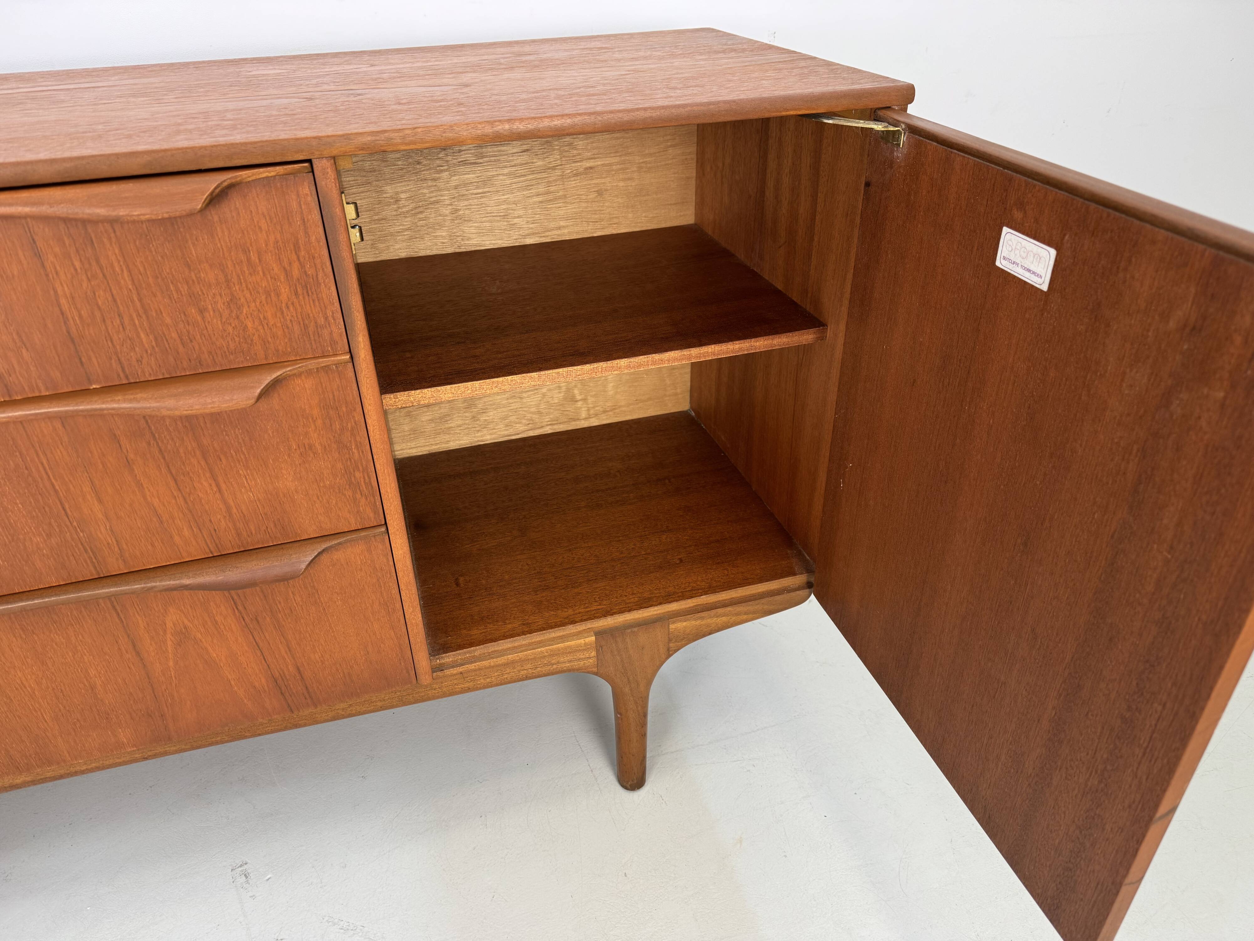 Vintage sideboard from the 1960s produced by Suttclif Todmorden.