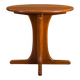 Vintage Scandinavian Danish teak round side table by Axelsen, 2003
